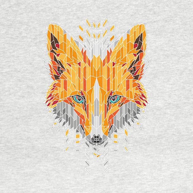 Geometrical Red Fox by jun087